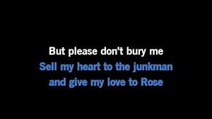 Karaoke Please Don't Bury Me - John Prine - CDG, MP4, KFN - Karaoke Version
