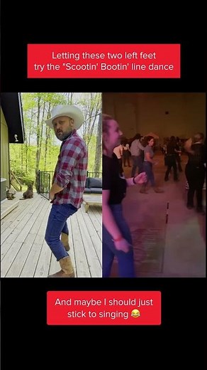 Aaron Goodvin Tries the Country Dance Line Dance #countrydance #linedance