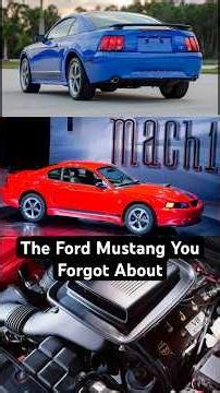 2003–2004 Ford Mustang Mach 1: lightweight DOHC V8 and a functional shaker hood #ford #mustang #v8