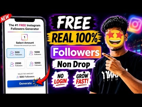 500 FREE🤩✅ | How To Increase Instagram Followers REAL 100% | Instagram Followers 2026
