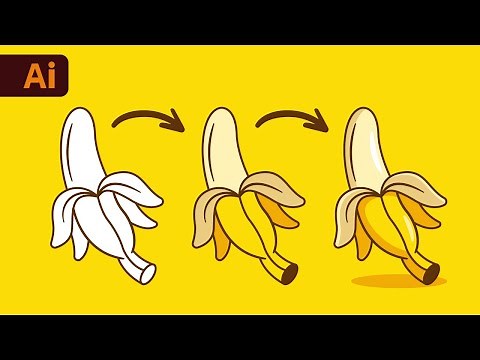 Adobe Illustrator Tutorial - How to Ink and Colour Vector Illustrations