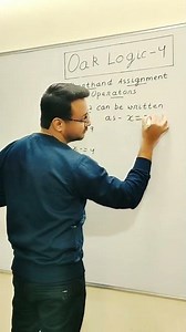 Oak Logic-4 (Shorthand Assignment Operators)