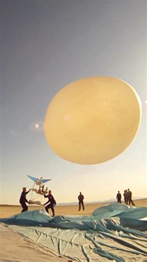 How to launch a weather balloon. We launch all our balloons from custom giant bags. We've launched in winds up to 40 knots. | JP Aerospace