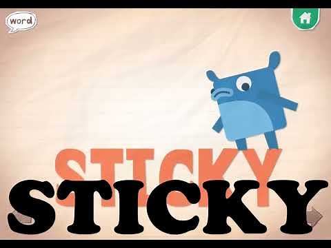 Endless Alphabet: Sticky