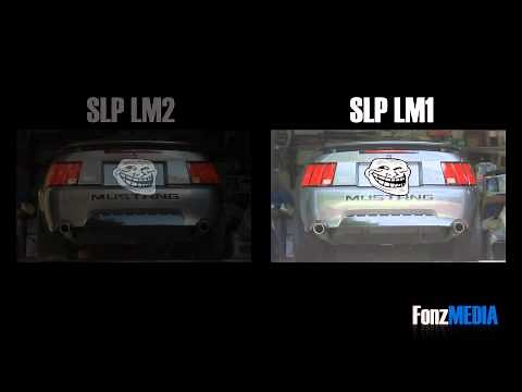 SLP Loudmouth 1 vs. 2 on a Mach 1 with Kooks Headers