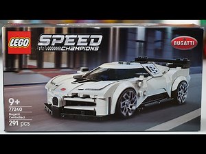 LEGO Speed Champions 77240 Bugatti Centodieci Hyper Sports Car Speed Build