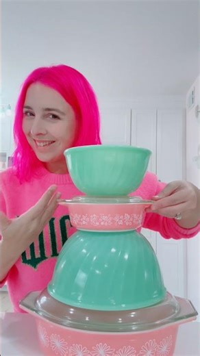 🩷💚 Wickedly Vintage Pyrex & Fireking Combo