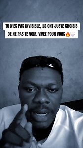 Tu n'es pas invisible : vivre pour soi — phrase motivante