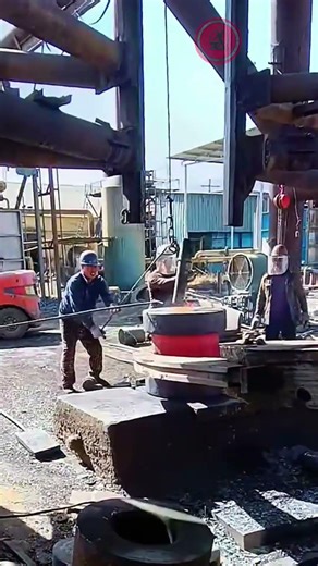 Creating Flanges Using Iron Billet #iron #flange