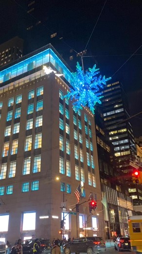 Jeffrey Parker on Instagram: "The Swarovski Snowflake - Fifth Avenue & 57th Street, NYC December 2025"