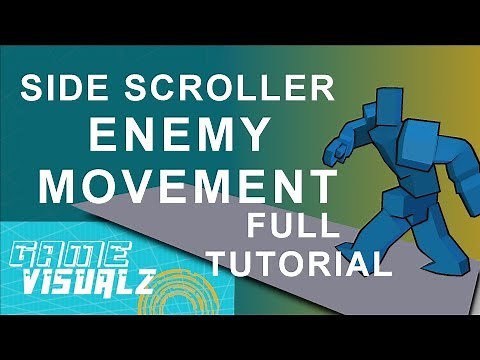 Full Tutorial How to make side scroller enemy movement in Gdevelop 5