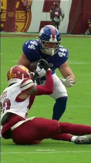 Cam Skattebo was trucking guys 😤 #shorts #nfl #giants #nygiants #camskattebo