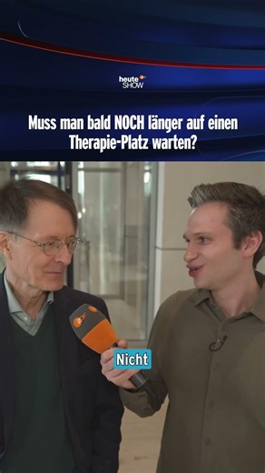 Muss man bald NOCH länger auf einen Therapie-Platz warten? | heute-show #shorts