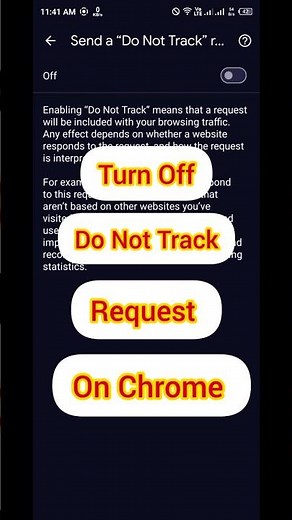 How to Turn Off ‘Do Not Track’ Request on Chrome 🚫🔍 | Manage Your Privacy Settings! #Shorts #tech