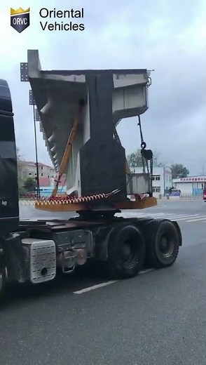 Massive Bridge Beam Transport in Action | Heavy Duty Girder Trailer Working Video