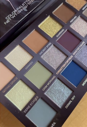 Exploring the Gargoyle Palette by Unearthly Cosmetics