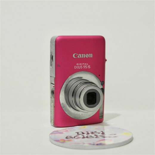 * ༘˚·⋆digi.clickz⋆·˚ ༘ * | Canon Digital IXUS 95 IS / IXY Digital 110 IS (Pink) With viewfinder! 🧺 SALE: ₱4,500 fixed + sf Features: 10 MP CCD Sensor 3x optical zoom... | Instagram