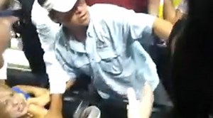 Three arrested after bleacher brawl at Spurs-Thunder game