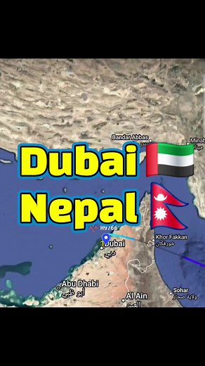 Dubai to Kathmandu Nepal Flight Duration and Amenities