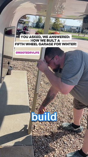 DIY Dog House Garage for RV Living