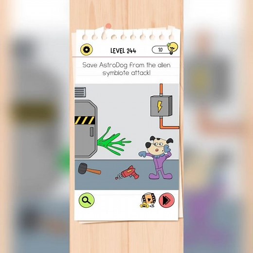 Brain Test 4 : Tricky Friends - Level 244