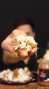 Pastil x Sisig Sauce #asmr #Pastil #mukbang | Lonnso