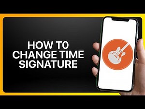 How To Change Time Signature In GarageBand Tutorial