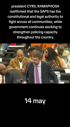 Cyril Ramaphosa on Fixing Police Power to Fight Crime