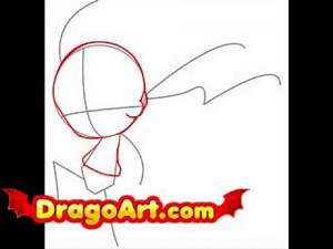 How to draw an easy ninja, step by step