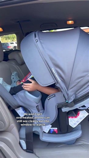 Had our first smooth drive up to LA in our Cover Me 4-in-1 Convertible Car Seat