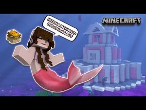Aku Bikin Istana Mermaid di Bawah Laut ?!! [Minecraft Indonesia]