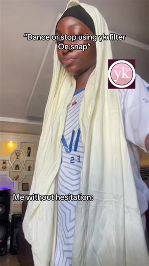 Dance Challenge with YK Filter on Snapchat