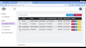 Complete Hostel Management Solution: ASP.NET Core API   Angular Frontend