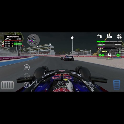 i didn't see him behind me 🏎️