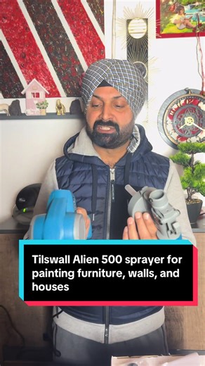 Tilswall Alien 500 sprayer for painting furniture, walls, and houses