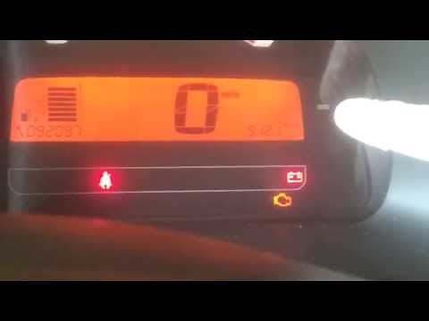 Resetting Citroën service spanner light