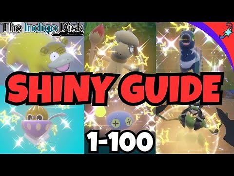 BEST Shiny Hunting Location for EVERY Pokemon in Indigo Disk (1-100)