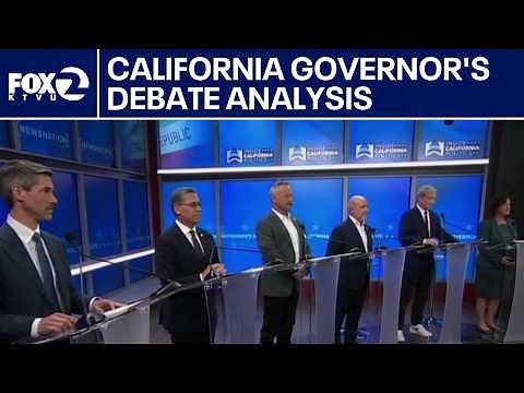 California gubernatorial debate: analysis | KTVU