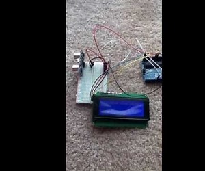 Connecting an LCD Screen and an Ultrasonic Distance Sensor to an Arduino