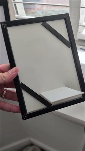 3D Printed back to picture frame #3dprinting #3dprinterupgrade #diy #homeprint