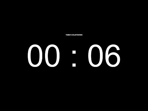 6 Seconds Countdown Timer