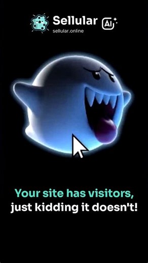 Your site has visitors. Just kidding, it doesn't 👻 #saas