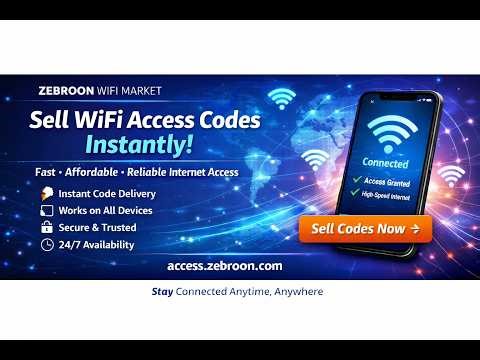 How to create your own store to sell your WiFi internet access codes with instantly