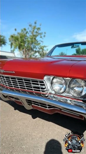Timeless Classic: Restored Chevy Impala Convertible! 🔥