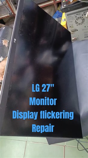 LG 27" monitor #display flickering repair #mr.service #shortvideo #display #shortsfeeds #monitor