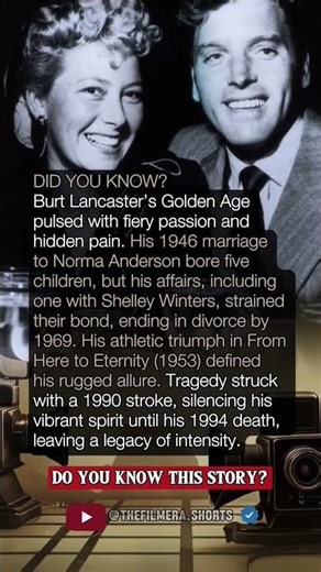 Burt Lancaster and Norma Anderson