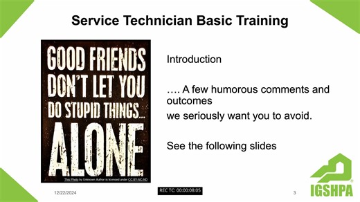 Service Training Lesson 1
