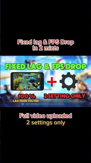 How to Remove Lag & FPS Drop in Mobile Legends ? Fix this Fast & Easy #mobilelegends #mlbb