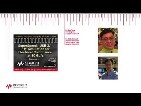 SuperSpeed+ USB 3.1 PHY Simulation for Electrical Compliance at 10Gb/s