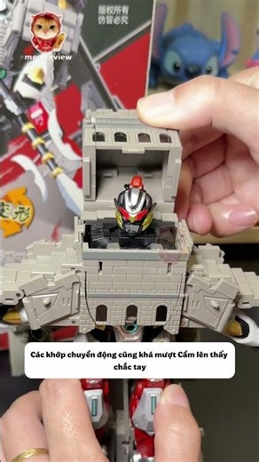 review đồ chơi robot biến hình tòa thành